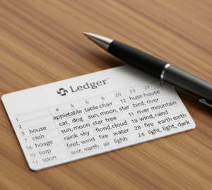 how to use ledger nano x backup